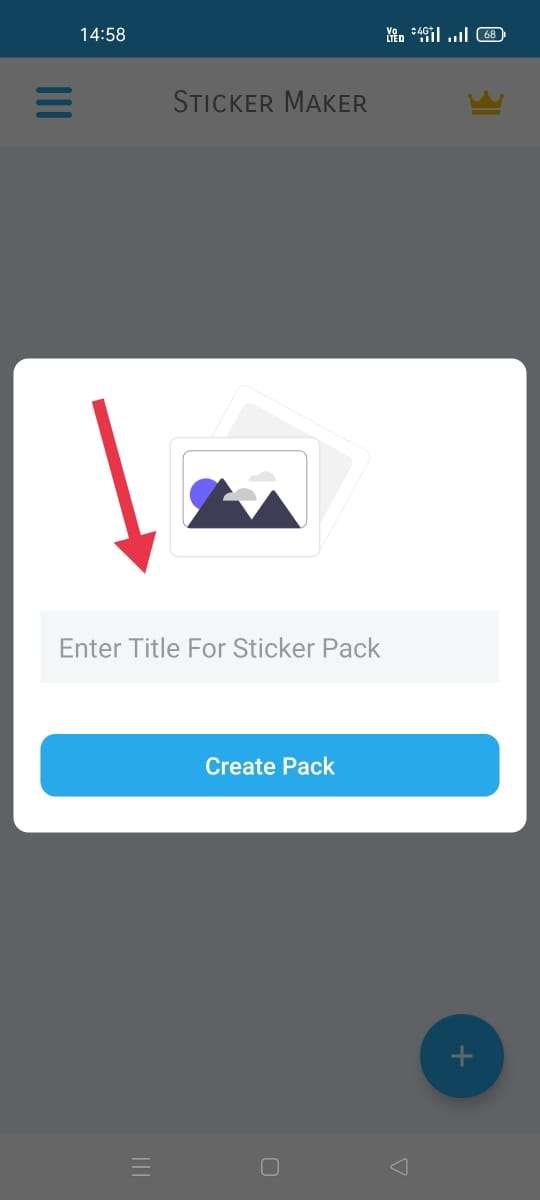 Enter Title For Sticker Pack