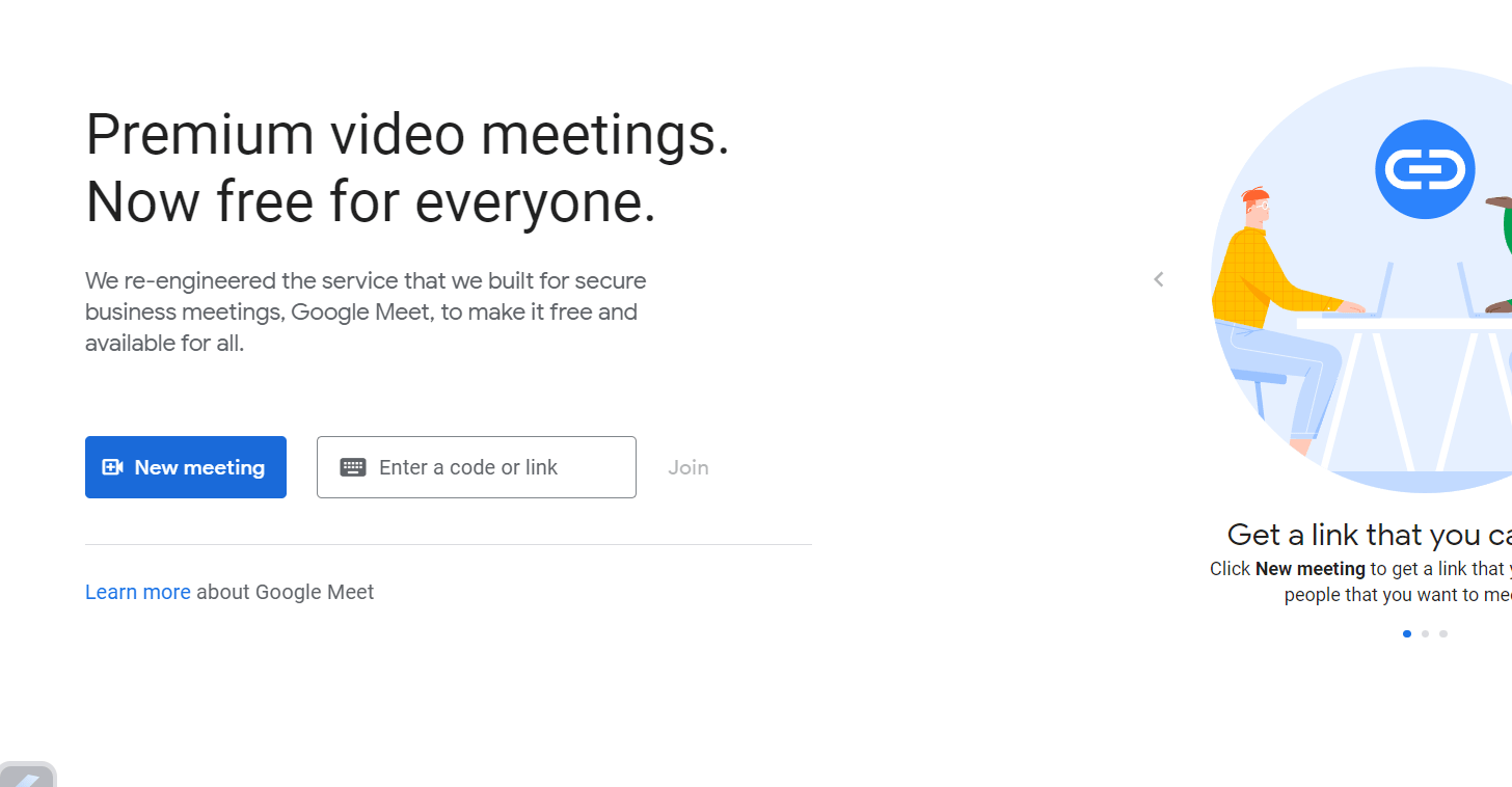Start Or Join The Google Meet As The First Step.