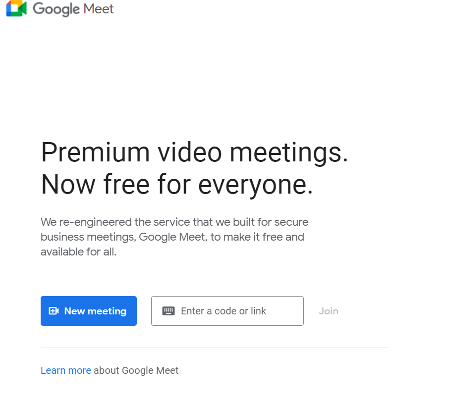 Join The Google Meet